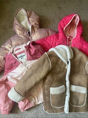 Toddler girl winter coat bundle